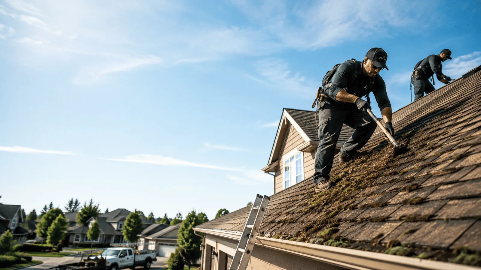 Roof Moss Removal in Xenia, IL near me